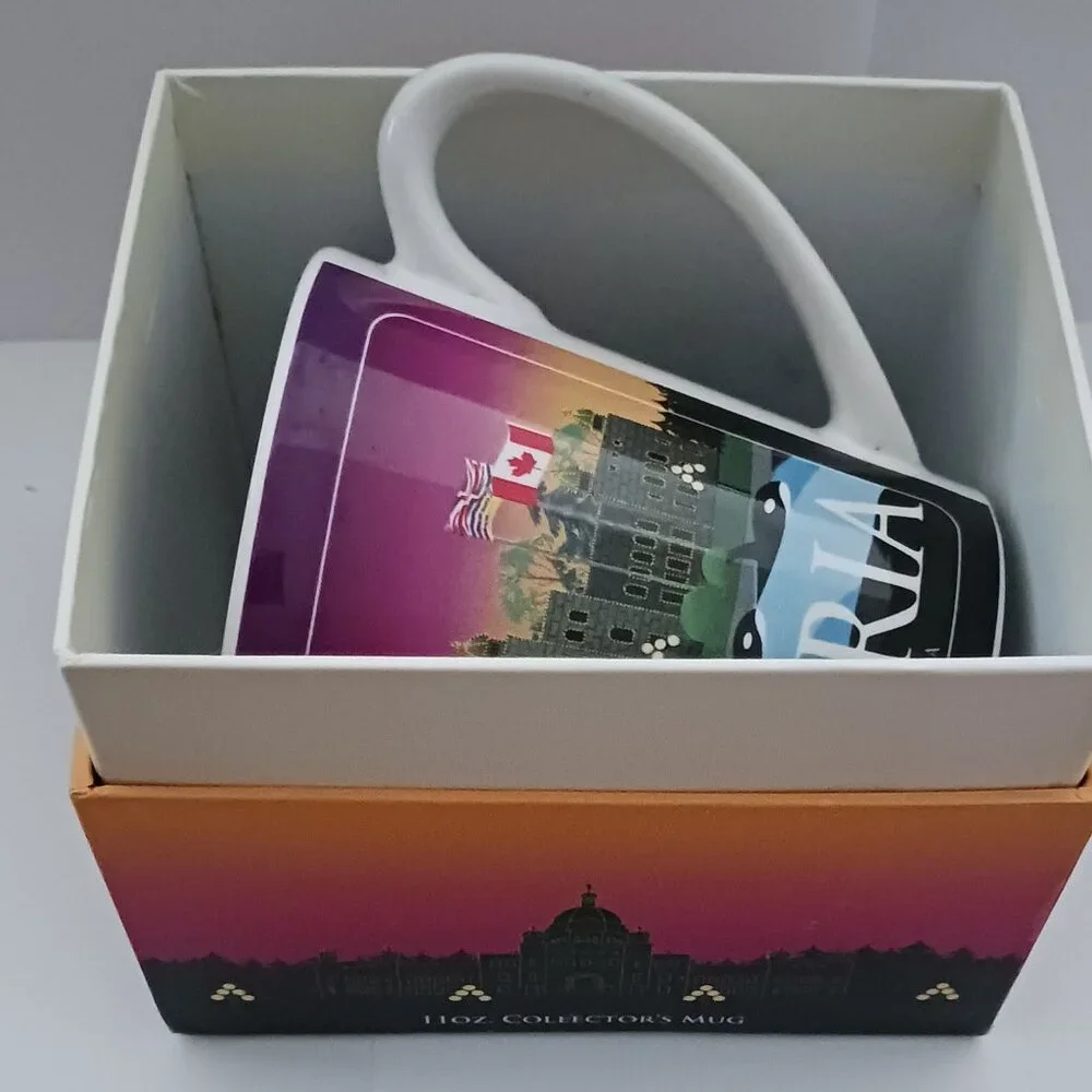 Mug Victoria, BC Natural Color Productions 11 oz Collector's Mug Vacation Box - Picture 4 of 7